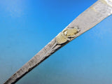 Lap Over Edge Mixed Metals by Tiffany Sterling Silver Soup Ladle w/ Frog 11 1/2"