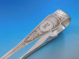 King William Engraved Tiffany & Co. Sterling Silver Asparagus Tong Yoked 10 3/4"