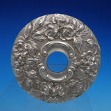 Rose by Stieff Hair Receiver Sterling Silver Lid and Daisy Jar Repousse (#4395)