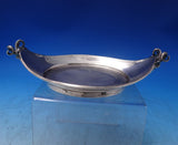 Silverplate Business Card Tray w/ Two 3-D Ram Heads c. 1870 4 3/4" x 8" (#7172)