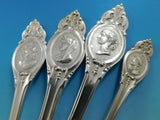 Medallion by H&S Sterling Silver Flatware Service for 12 Set 104 pieces