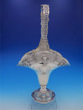 Sterling Silver Brides Basket #9727 Hand Chased Swags Ribbons Urn 19" (#3383)