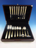 Golden Winslow by Kirk Sterling Silver Flatware Service For 8 Set 41 Pcs Dinner