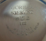 Old French by Gorham Sterling Silver and Glass Hurricane Lamp Pair #662 (#2366)