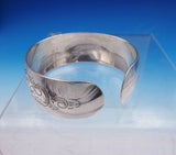 Old Maryland by Kirk Sterling Silver Bracelet Bangle Cuff Original 2 1/8" x 2"