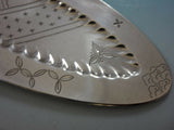 Japanese by Tiffany & Co. Sterling Silver Pie Server FH AS BC Flowers 10 3/4"