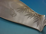 Japanese by Tiffany & Co. Sterling Silver Fish Server Brite-Cut Butterfly 12 1/2