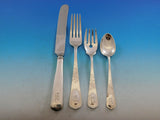 Lebolt Sterling Silver Flatware Set Hand Wrought Chicago 44 pc B Monogram Dinner