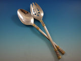 Aegean Weave Gold by Wallace Sterling Silver Flatware Set Service 53 Pieces