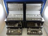 Noailles by Puiforcat French 950 Sterling Silver Flatware Set Service 240 pieces