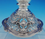Sterling Silver Brides Basket #9727 Hand Chased Swags Ribbons Urn 19" (#3383)