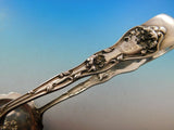 Intaglio by Reed and Barton Sterling Silver Asparagus Serving Tongs Pierced 9"