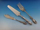 Lucerne by Wallace Sterling Silver Flatware Set Service Fitted Box 205 Pieces