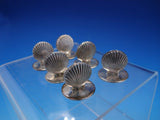 Unused Shell and Thread by Tiffany & Co. Set of 6 Place Card Holders (#4277)
