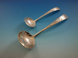 Old Maryland Engraved by Kirk Sterling Silver Flatware Service Set 82 pc Mono N