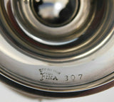 Fina Sterling Silver Compote Raised #307 Modern Beaded (#2391)
