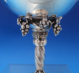 Grape by Georg Jensen Sterling Silver Compote Pair Raised GJ Mark 5" x 5" #7458