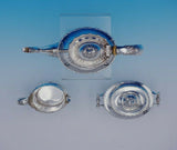 English King by Tiffany and Co Sterling Silver Demitasse Set 3-Piece (#3341)
