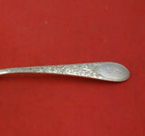 Colonial Engraved by Gorham Sterling Silver Cold Meat Fork with Heart 7 7/8"