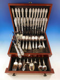 Athene Crescendo by Amston Sterling Silver Flatware Set 12 Service 118 pc Dinner