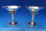 Grape by Georg Jensen Sterling Silver Compote Pair Raised GJ Mark 5" x 5" #7458