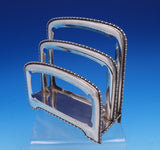 Beaded by Gorham Sterling Silver Letter Holder #B901M 5 1/2" x 5 1/2" (#7788)