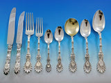 Radiant by Whiting Sterling Silver Flatware Set for 6 Service 63 pieces