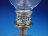 Gadroon by International Sterling Silver and Glass Hurricane Lamp Set (#4459)