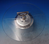 Albi by Christofle Silverplate Cheese Tray w/Glass Original Box Never Used #7187