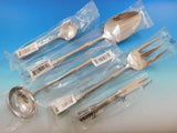 Bamboo by Ricci Stainless Steel Flatware Tableware Set Service 12 New 65 Pcs