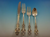 Grand Victorian by Wallace Sterling Silver Flatware Set For 8 Service 36 Pieces