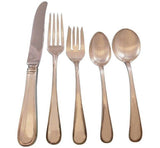 Colonial Thread by Blackinton Sterling Silver Flatware Set for 12 Service 75 pcs