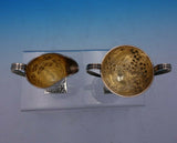 Davis and Galt Sterling Silver Sugar Creamer Set 2pc #68 w/Leaf Design (#3666)