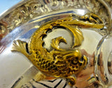 Mixed Metals by Tiffany & Co. Sterling Gravy Boat w/Applied Copper Fish (#0118)