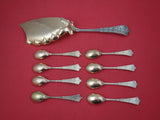 Persian by Tiffany and Co Sterling Silver Ice Cream Set rose gold server 11 1/2"