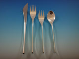 Vision by International Sterling Silver Flatware Set for 48 Service 196 Pieces