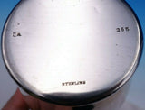 Gorham Sterling Silver Tea Caddy 4 1/8" Tall x 3" in Diameter #255 (#3522)