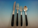 Contrast by Lunt Sterling Silver Flatware Set Service For 8 Mid Century Modern