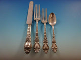 Douvaine by Unger Sterling Silver Flatware Service Set 68 Pieces Art Nouveau