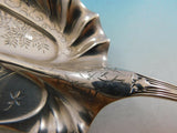 Japanese by Tiffany Sterling Silver Crumber Pie Crust Edge Rooster & Hen 13 3/4"