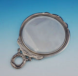 Flora by Shiebler Sterling Silver Hand Mirror with Poppies #2888 (#3437)