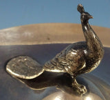 Reed and Barton Sterling Silver Ring Stand with 3-D Peacock #910 (#1403)