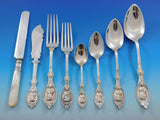 Medallion by H&S Sterling Silver Flatware Service for 12 Set 104 pieces