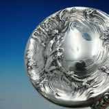 La Vision by Mauser Sterling Silver Hand Mirror Art Nouveau Figural (#4569)