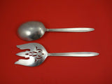 Jubilee by Reed and Barton Sterling Silver Salad Serving Set 2pc AS Orig 9 1/4"