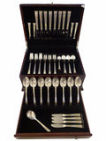 Golden Wheat by Gorham Sterling Silver Flatware Set For 8 Service 57 Pieces