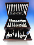 Bridal Bouquet by Alvin Sterling Silver Flatware Service 12 Set 92 pieces Dinner