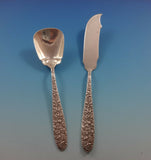 Southern Rose by Manchester Sterling Silver Flatware 8 Set 67 Pieces Repousse