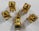 Tiffany & Co. Sterling Silver Table Set 41pc Vermeil with Monogram "K" (#2255)