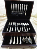 Canterbury Bell by Lunt Sterling Silver Flatware Set Service 46 Pieces